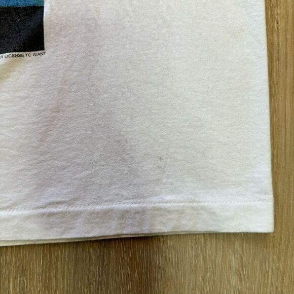 Vintage 1995 Bryan Adams Concert Graphic White T Shirt Size XL USA Single Stitch - Picture 6 of 6